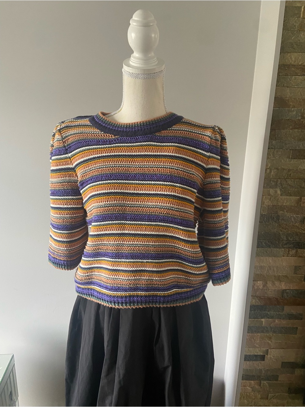 NWT Ba&sh Farfaela Multi-colour sweater - Picture 7 of 11